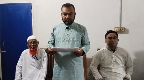 ফুলবাড়ীতে স্ত্রীর সংবাদ সম্মেলনের প্রতিবাদে স্বামীর পাল্টা সংবাদ সম্মেলন