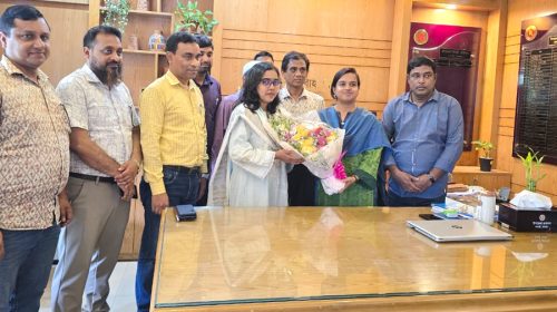 ধনবাড়ীতে নবাগত সহকারী কমিশনার ভূমি দিল আফরোজ’র যোগদান