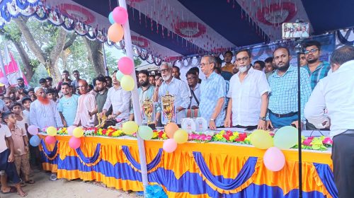 কিশোরগঞ্জে যুব জাগরণ ফুটবল টুর্নামেন্ট সিজন-২ এর উদ্বোধন করলেন এমপি মাজহারুল ইসলাম
